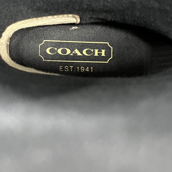 Coach Womens Striped Rain Boots Multicolor Rubber Size 6B - Picture 10 of 10